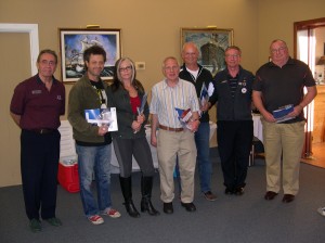 From left to right: Jay, Nick, Deanna, Harold, Murray, Steve and John
